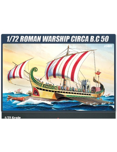 ROMAN WARSHIP CIRCA B.C 50  1/72