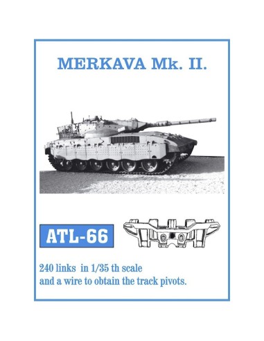 1/35 Orugas metálicas Merkava Mk. II