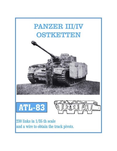 1/35 Orugas metálicas PANZER III/IV Ostketten