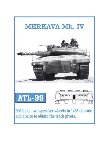 1/35 Orugas metálicas Merkava Mk. IV