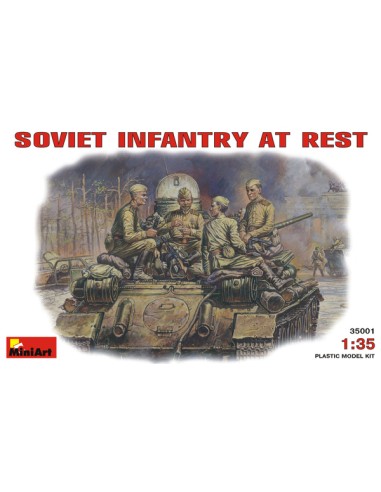 Soviet Infantry at Rest.WW II