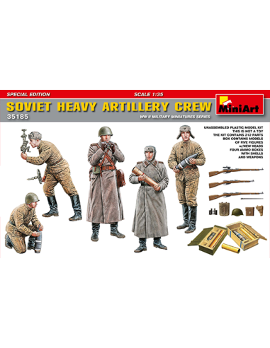 SOVIET HEAVY ARTILLERY CREW