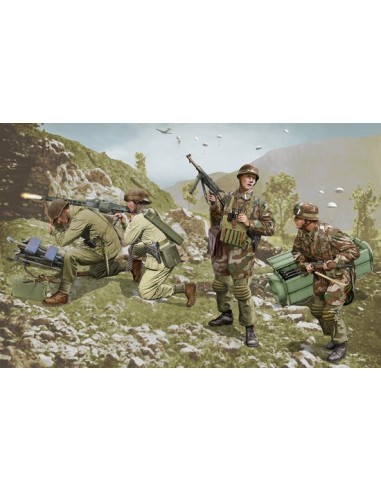 German Brandenburg Troops, Leros 1943 (4 Figures Set)