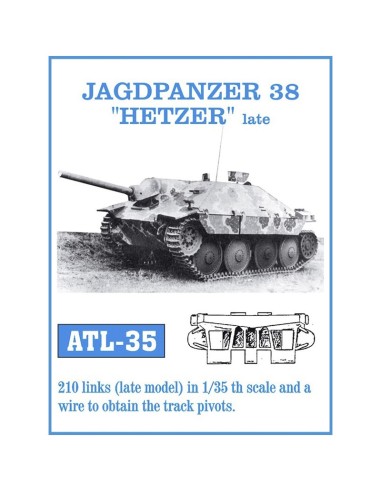 1/35 ORUGAS METÁLICAS JAGDPANZER 38 HETZER TARDÍAS