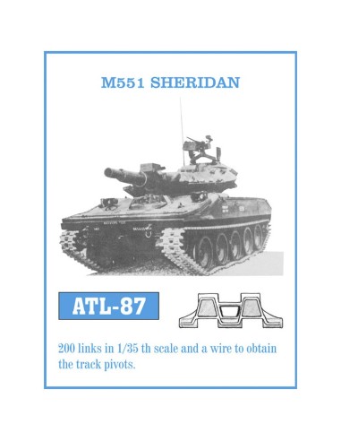 1/35 ORUGAS METÁLICAS M551 SHERIDAN