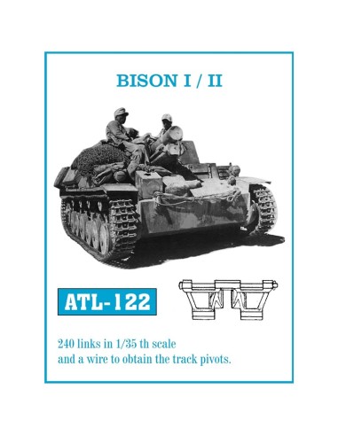 1/35 ORUGAS METÁLICAS BISON I / II