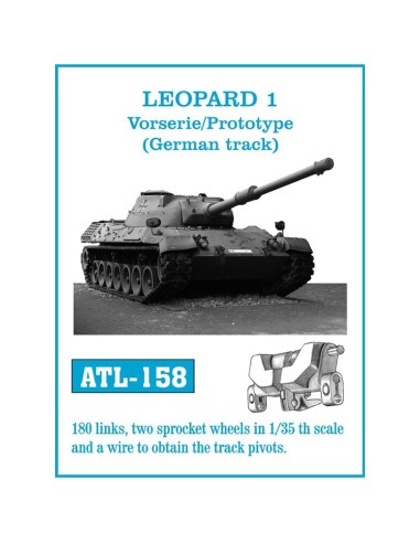 1/35 ORUGAS METÁLICAS LEOPARD 1 VORSERIE / PROTOTIPO ALEMANA