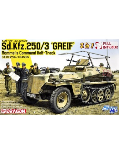 Sd.Kfz.250/3 "Greif" Rommel's Command Half-Track / Z Chassis (2 in 1)