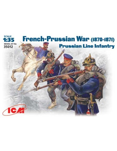 French-Prussian War, 1870-1871 Prussian line infantry