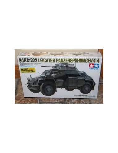 Sd.kfz.222 leichter panzerspähwagen 4x4 incluidos fotograbados