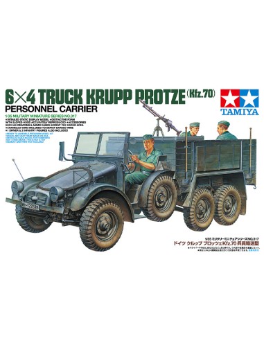 6X4 Truck Krupp Protze (Kfz.70) Personnel Carrier