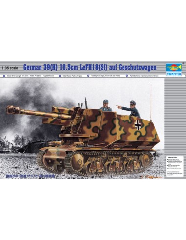 German 39(H) 10.5cm LeFH18(Sf) auf Geschutzwagen  LEER DESCRIPCION