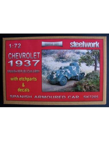 PANZERWAGEN CHEVROLET 1937 SPANISH REPUBLICAN ARMY  1/72