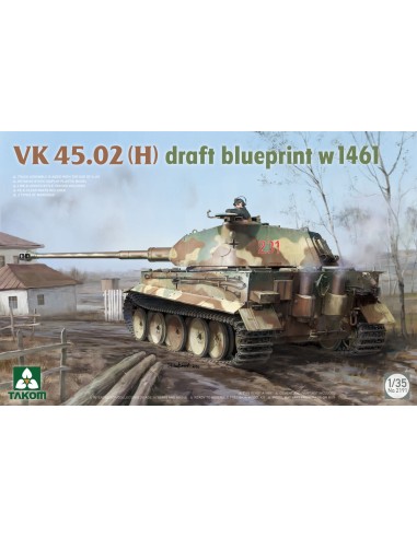 VK 45.02(H) draft blueprint w 1461