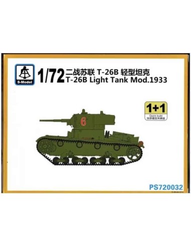 Light Tank T-26B Mod.1933   2 MODELOS EN LA CAJA