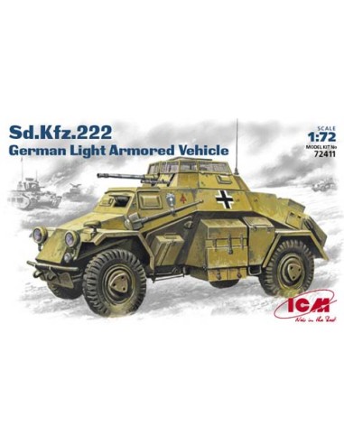 Sd.Kfz.222 German WW2 Light Armored Vehicle