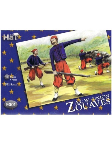 American Civil War Zouaves.  1/32