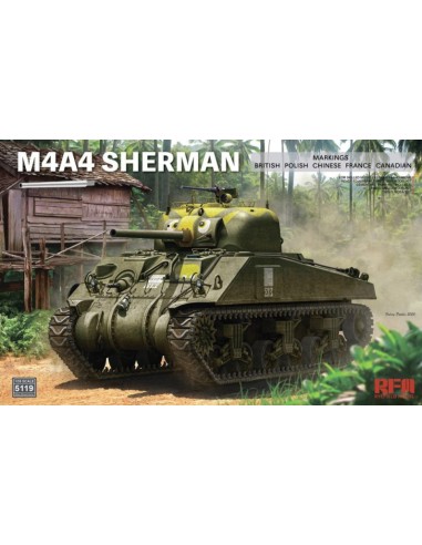 M4A4 Sherman with Workable Tracks & Metal Barrel