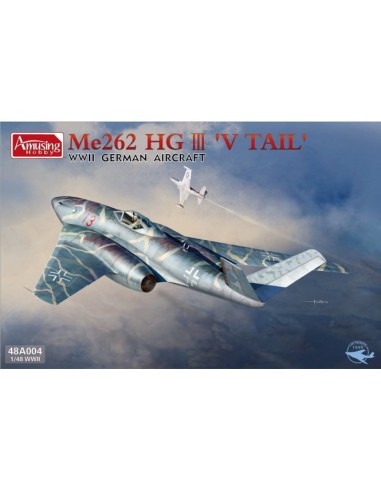 Messerschmitt Me262 HGIII "V-Tail" Aircraft Model Kit