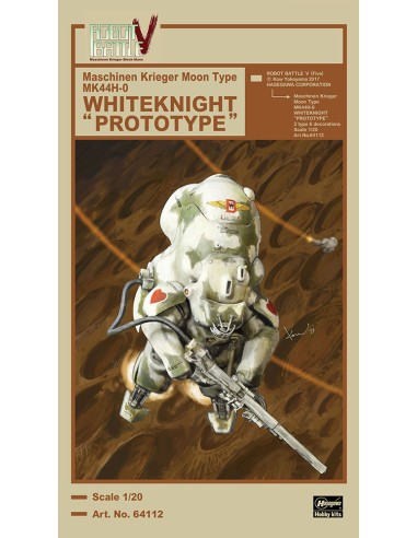 ROBOT BATTLE V (Five) Maschinen Krieger Moon Type MK44H-0 WHITEKNIGHT "PROTOTYPE"