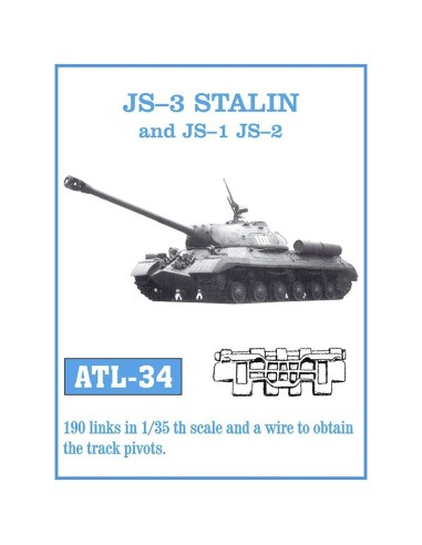 1/35 Orugas metálicas JS-3 Stalin y JS-1 JS-2