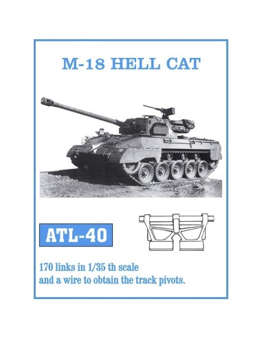 1/35 Orugas metálicas M-18 Hellcat