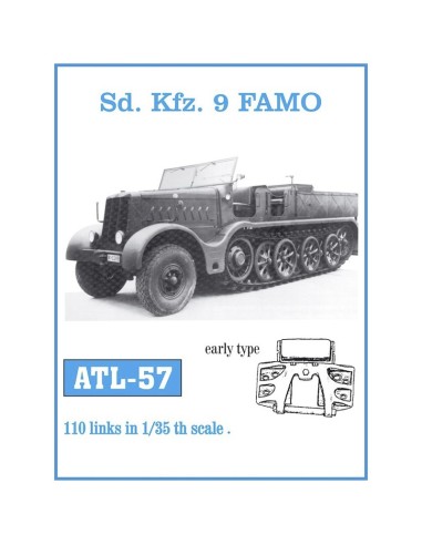 1/35 Orugas metálicas Sd. Kfz. 9 Famo