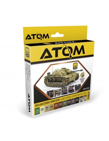 ATOM Set Colores Exteriores e Interiores para STUG III Ausf.G