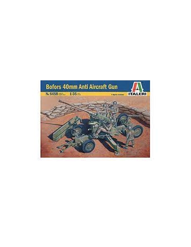 Bofors 40mm Anti Aircraft Gun 4 figures included