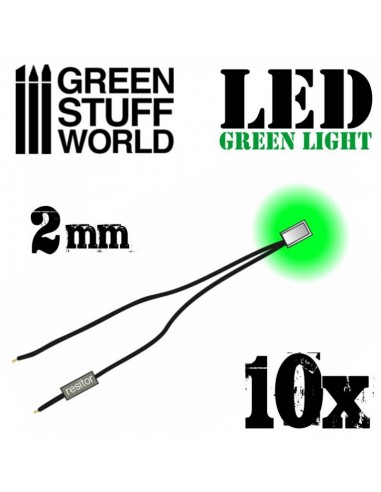 MICRO LED - LUZ VERDE 2 mm