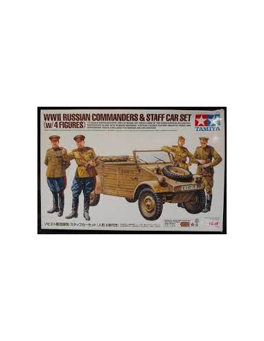 WWII RUSSIAN COMMANDERS & STAFF CAR SET KUVELWAGEN