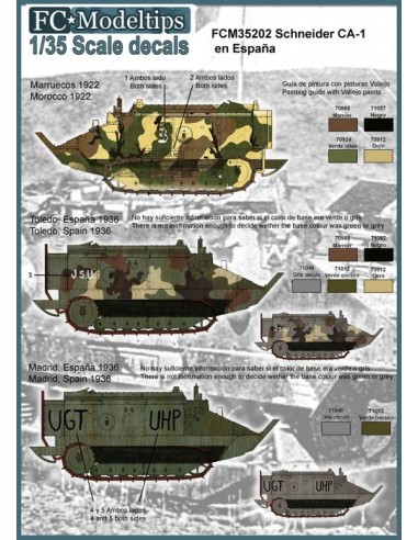 CALCAS SCHNEIDER CA-1 ESCALA 1/35