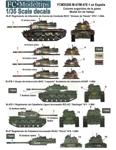 CALCAS M47 EN ESPAÑA 1/35