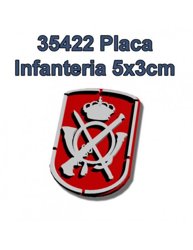 PLACA INFANTERÍA