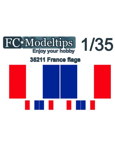 BANDERA ADAPTABLE FRANCIA 1/35