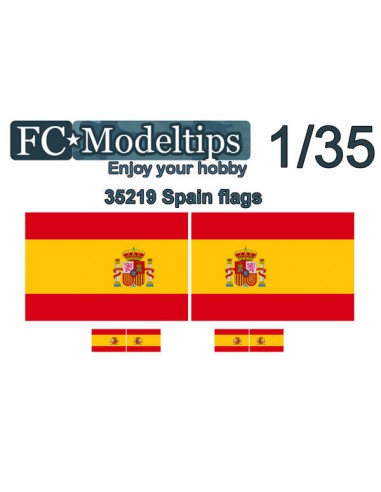 BANDERA ADAPTABLE ESPAÑA 1/35