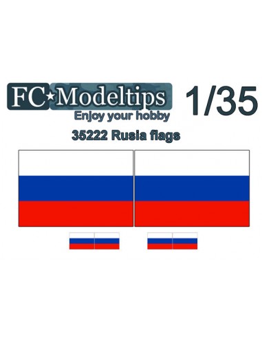 BANDERA ADAPTABLE RUSIA 1/35