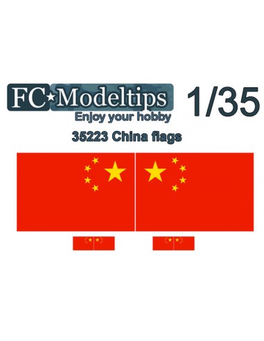 BANDERA ADAPTABLE CHINA 1/35