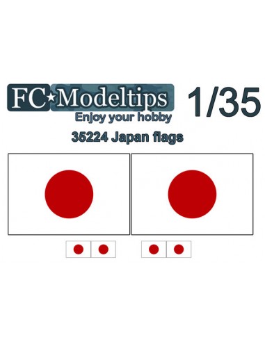 BANDERA ADAPTABLE JAPÓN 1/35