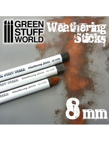 PINCELES WEATHERING 8mm (3uds)