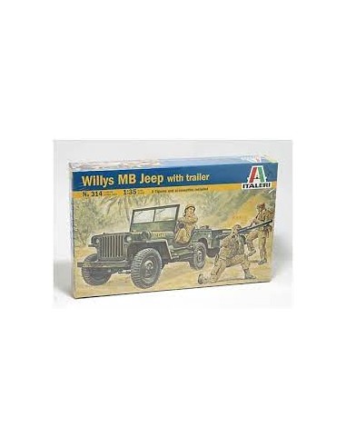 Willys MB Jeep with Trailer