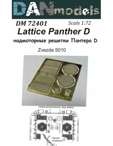 REJILLAS PARA PANTHER D 1/72