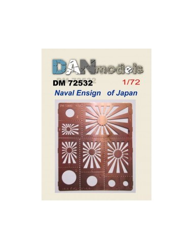 PLANTILLA BANDERA DE LA ARMADA JAPONESA 1/72