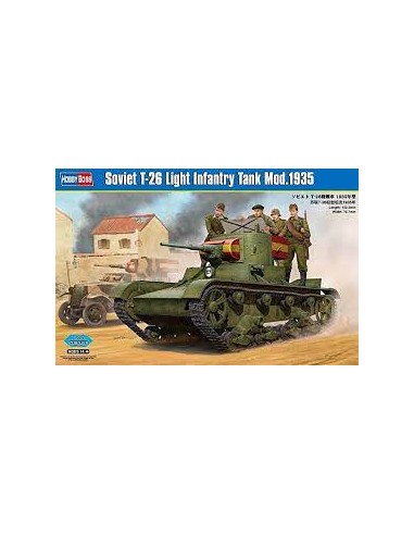 Soviet T-26 Light Infantry Tank Mod.1935  CALCAS ESPAÑOLAS