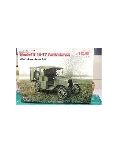 WWI American Car Model T 1917 Ambulance