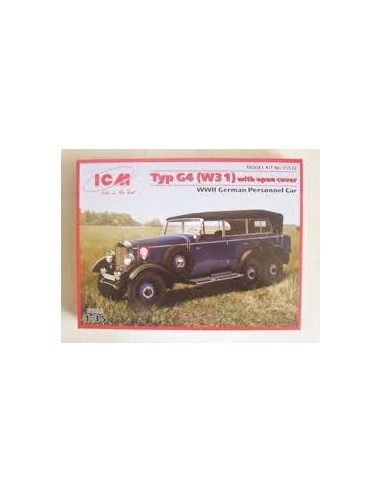 Typ G4 (W31) with open cover WWII German Passenger Car