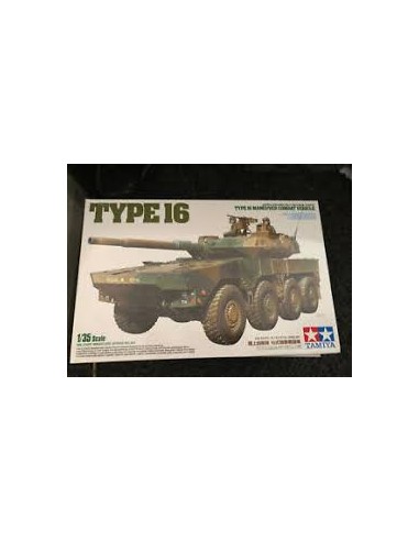 TYPE 16 MANEUVER COMBAT VEHICLE +cañon metal marca tamiya 12686