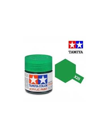 TAMIYA X25 VERDE TRANSPARENTE