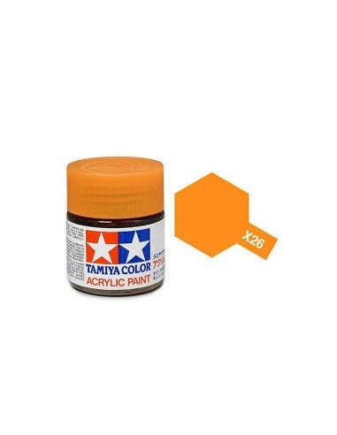 TAMIYA X26 NARANJA TRANSPARENTE