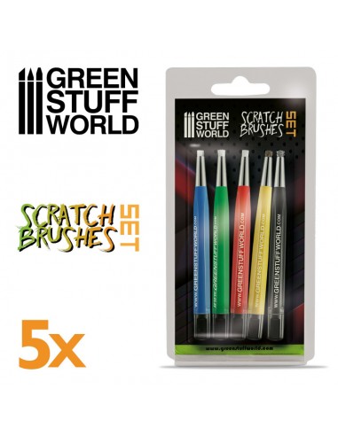 SET CEPILLOS SCRATCH